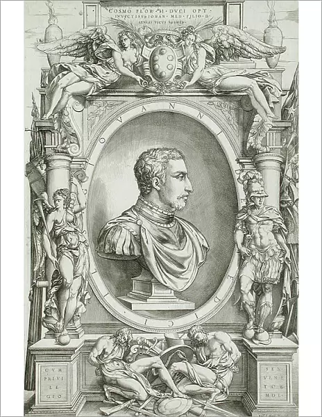 Portrait of Giovanni de Medici, 1550. Creator: Enea Vico