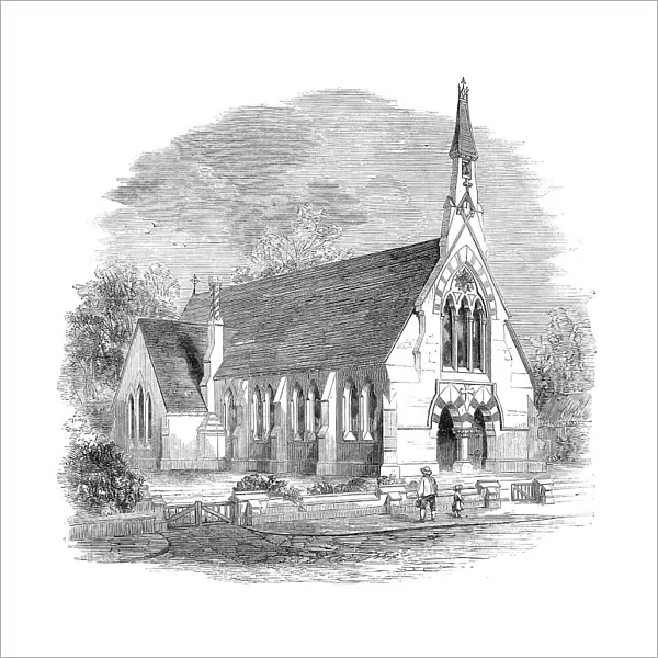 Holy Trinity Chapel School at Reach, Cambridgeshire, 1860. Creator: Unknown