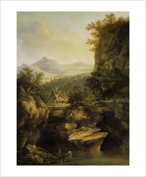 Mountainous Landscape with a Farm, 1803. Creator: Louis Belanger