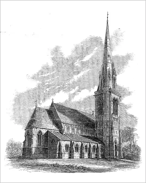New Church of St. Matthias, on Richmond-Hill, 1858. Creator: Unknown