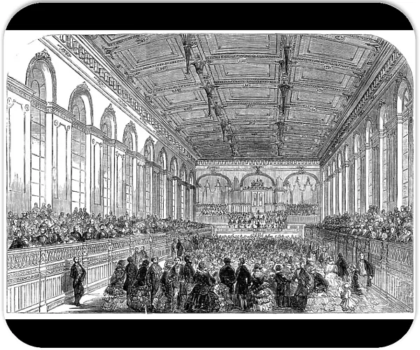 Inauguration of the Townhall, Newcastle-on-Tyne, 1858. Creator: Unknown