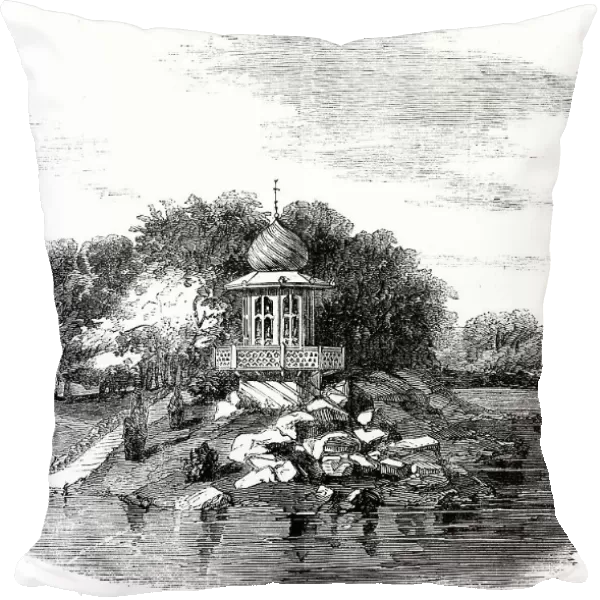 Kiosk in the Bois de Boulogne, 1858. Creator: Unknown