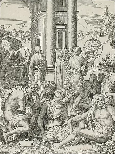 An Assembly of Wise Men and Women, between circa 1510 and circa 1520. Creator: Marco Dente
