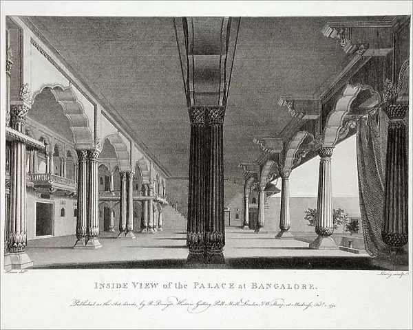 Inside View of the Palace at Bangalore, 1794. Creator: Robert Home