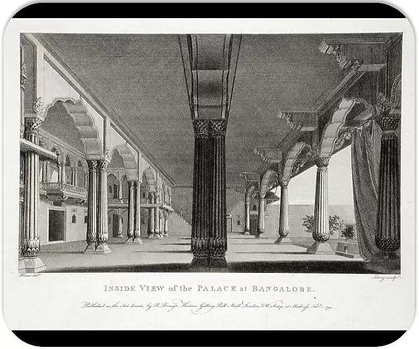 Inside View of the Palace at Bangalore, 1794. Creator: Robert Home