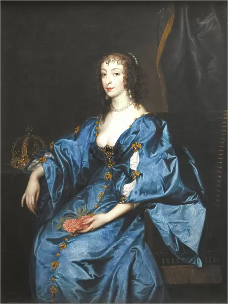 Queen Henrietta Maria of England, 1632-1641. Creator: Anthony van Dyck