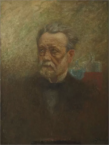 Portrait of Louis Pasteur (1822-1895). Creator: Lévy-Dhurmer, Lucien (1865-1953)