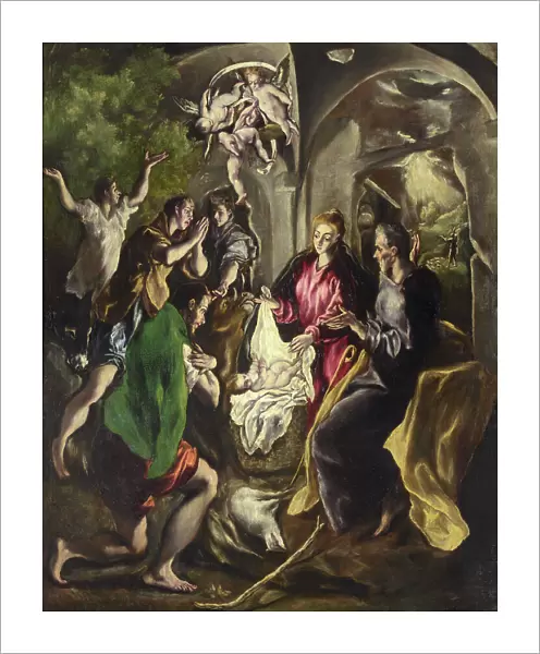The Adoration of the Shepherds. Creator: El Greco, Dominico (1541-1614)