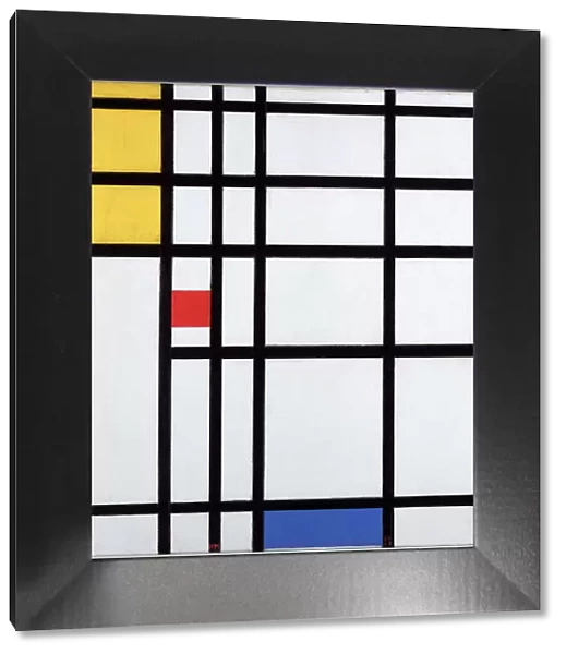 Image II 1936-43 with yellow, red and blue, 1936-1943. Creator: Mondrian, Piet (1872-1944)