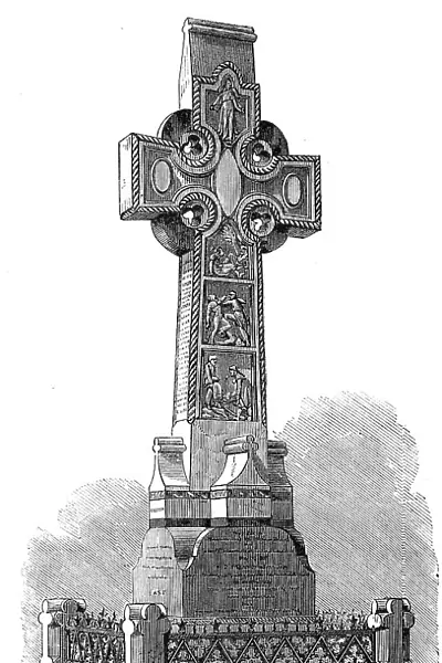 Memorial Cross of the 8th (King's) Regiment, on the Grand Parade, Portsmouth, 1864. Creator: Unknown