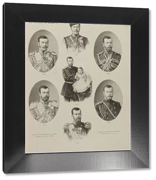 Portraits of Emperor Nicholas II from the period from 1892 to 1896, 1896. Creator: Anonymous