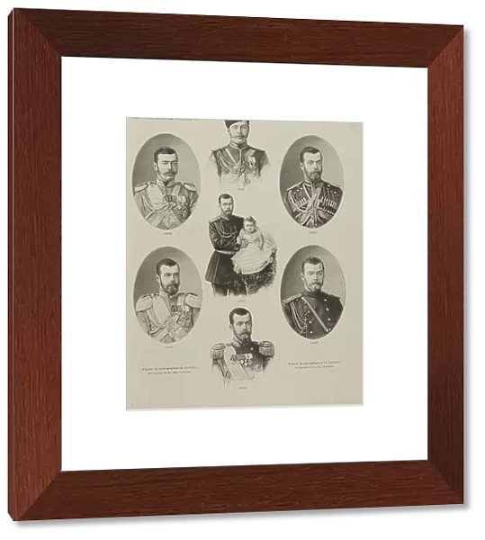 Portraits of Emperor Nicholas II from the period from 1892 to 1896, 1896. Creator: Anonymous