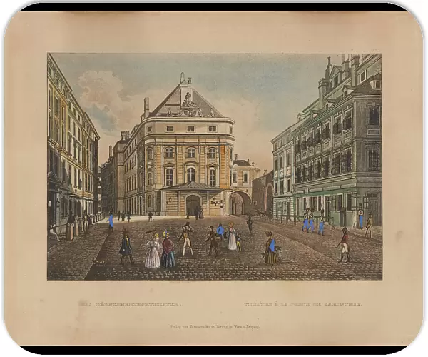The Theater at Kärntnertor, 1860s. Creator: Unknown artist