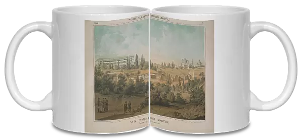 View of Kyiv. The Khreshchatyk, 1860. Creator: Timm, Wassili (George Wilhelm) (1820-1895)