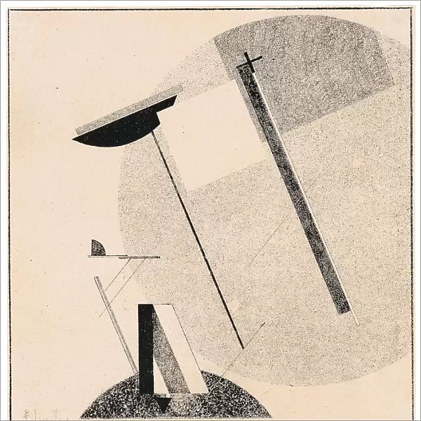 Proun 3 A, 1922. Creator: Lissitzky, El (1890-1941)