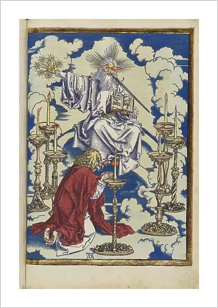 John's vision of the candlestick. From the Apocalypse (Revelation of John), 1511. Creator: Dürer, Albrecht (1471-1528)