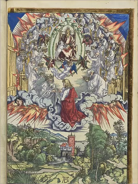The 24 elders before the throne. From the Apocalypse (Revelation of John), 1511. Creator: Dürer, Albrecht (1471-1528)