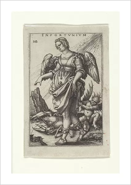 Infortunium (The Misfortune), 1541. Creator: Beham, Hans Sebald (1500-1550)