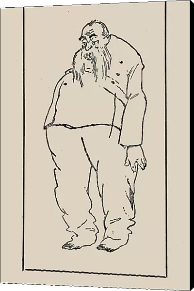 Konstantin Stanislavski as General Krutítsky in the comedy “Even the smartest person can do... 1910 Creator: Unknown artist