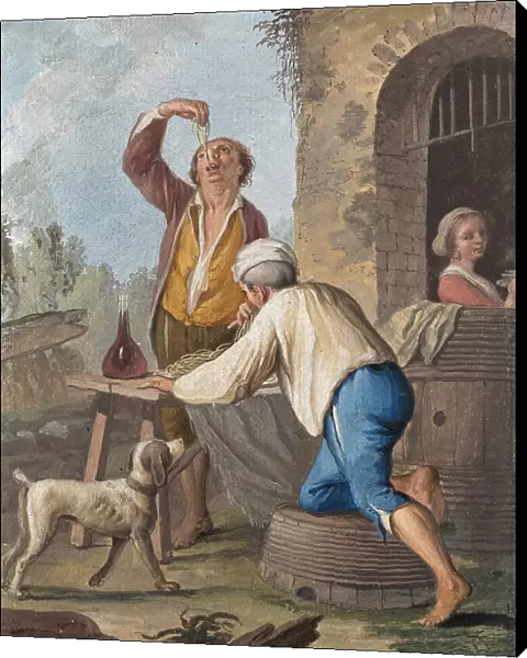 Maccaronaro (macaroni seller), 1799. Creator: Della Gatta, Saverio (Xavier) (1758-1828)