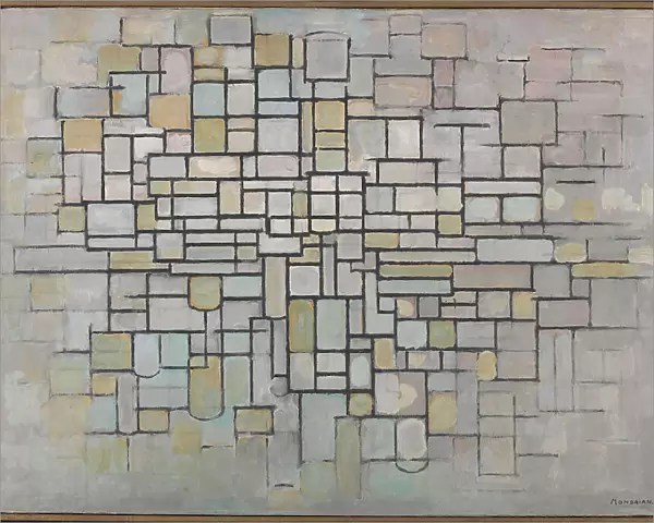 Composition No. 2, 1913. Creator: Mondrian, Piet (1872-1944)
