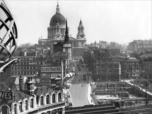 Ludgate Hill and St Pauls Cathedral