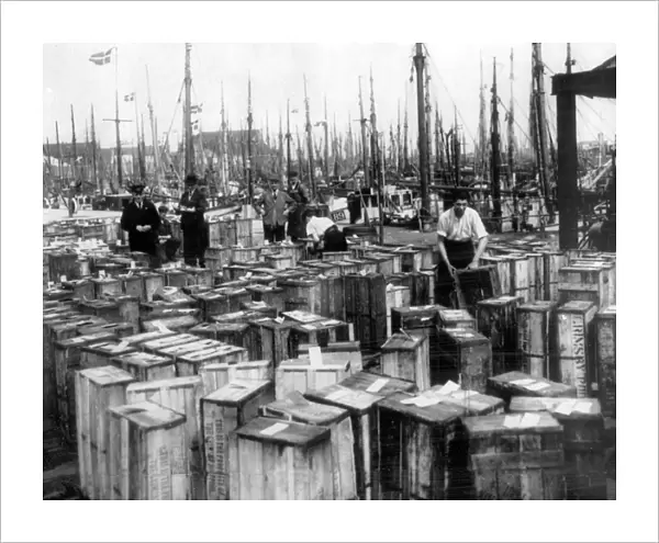 Grimsby docks 1945
