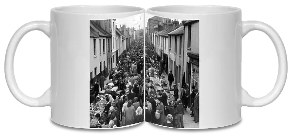 Upper Gardner Street market in Brighton 1950
