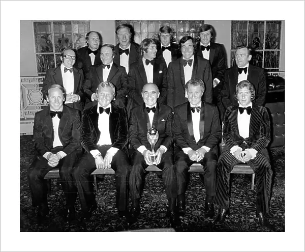 Sir Alf Ramsey with the England 1966 World Cup team 1974