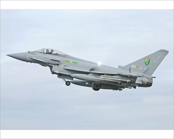 Typhoon Takes Off from RAF Coningsby as Part of Op Ellamy