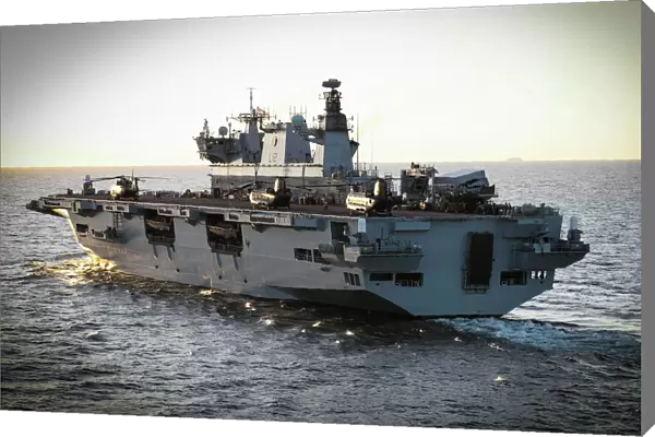 HMS Ocean at sea