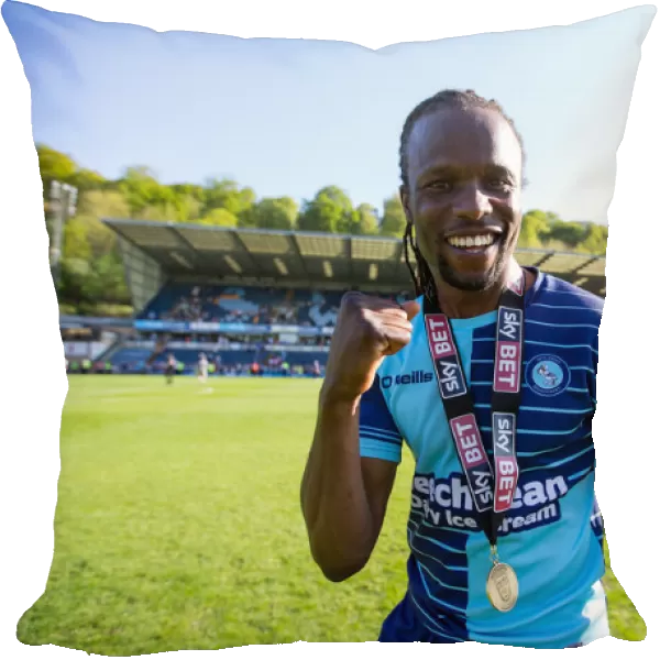 Football: Wycombe Wanderers Celebrate Promotion to League 2 Championship with Marcus Bean (Stevenage), May 2018