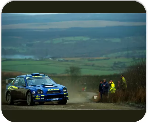 World Rally Championship: Richard Burns and co-driver Robert Reid Subaru Impreza WRC finished the rally in 3rd place and won the 2001 World Rally Championship