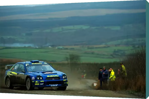 World Rally Championship: Richard Burns and co-driver Robert Reid Subaru Impreza WRC finished the rally in 3rd place and won the 2001 World Rally Championship