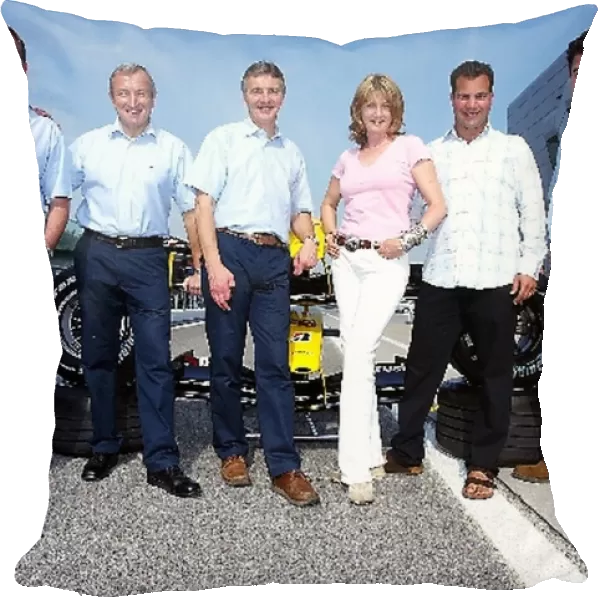Formula One World Championship: The ITV-F1 Team: Martin Brundle; Jim Rosenthal ITV-F1 Presenter; Tony Jardine ITV-F1 Presenter; Louise Goodman