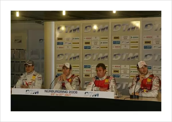 DTM. Press conference with (L-R) Gary Paffett 