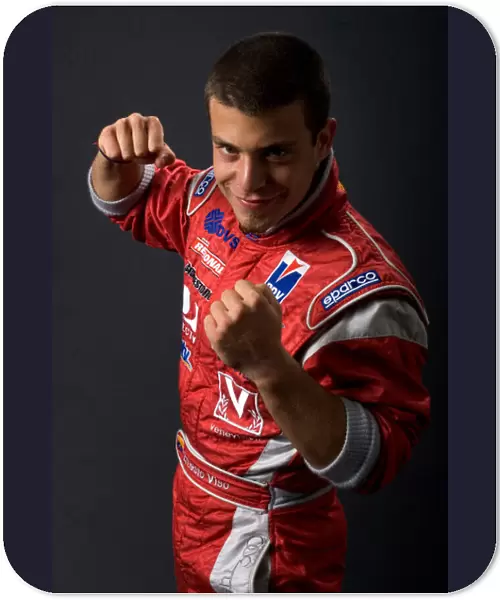 2005 GP2 Drivers Photo Shoot. Ernesto Viso (YV, BCN Competicion). Portrait. 14th June 2005. Paul Ricard, France. World Copyright: GP2 Series. Ref: Digital Image Only. Hi-Res Available on request