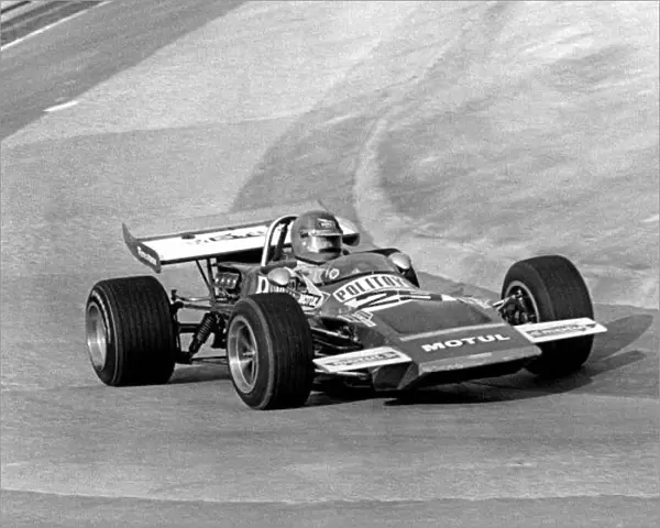 1971 F2 European Trophy. Nurburgring, Germany. 5th May 1971. Henri Pescarolo, March 712M-Cosworth, retired, action. World Copyright: LAT Photographic. ref: B / W Print
