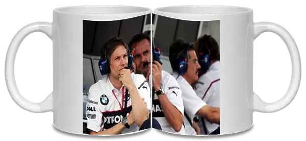 Formula One World Championship: Mike Krack BMW Sauber F1 Engineer and Beat Zehnder BMW Sauber F1 Team Manager