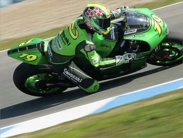Moto GP. Olivier Jacque (FRA) Kawasaki Racing Team