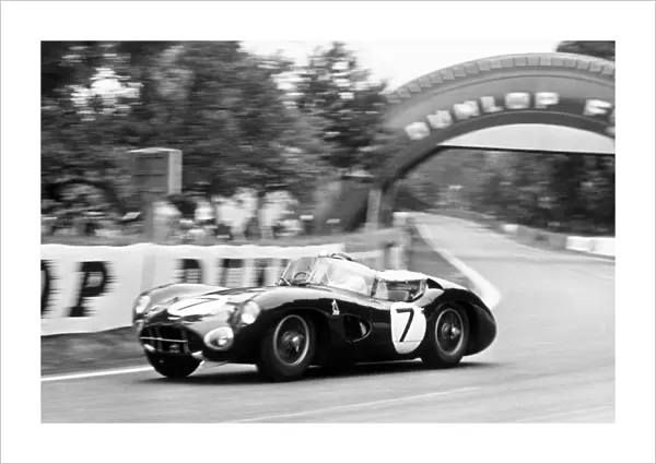 1960 Le Mans 24 hours: Jim Clark  /  Roy Salvadori, 3rd position, action