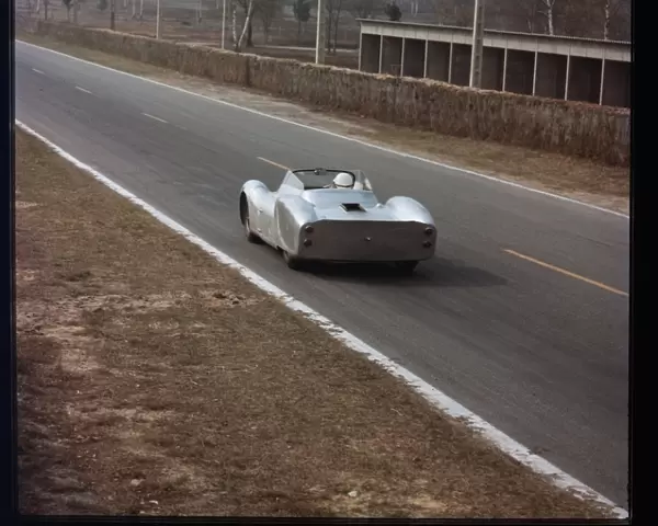 1963 LE MANS TEST DAY: Rover-BRM Turbine