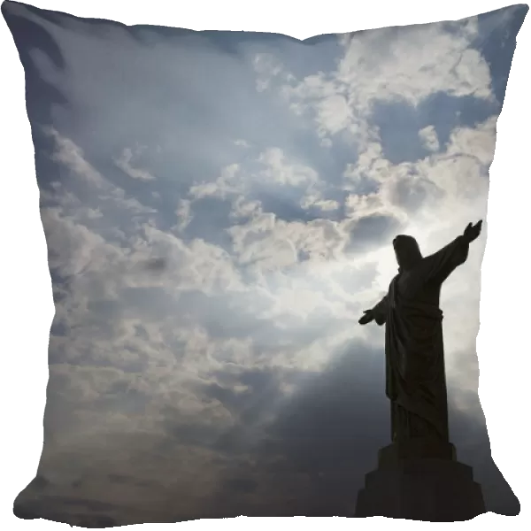 Statue At Holy Redeemer Catholic Cemetery; Georgetown, Ontario, Canada