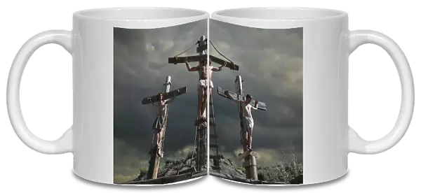 Jesus On The Cross With Two Others