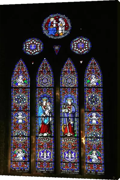Stained Glass Window In Killarney Cathedral, Co Kerry, Ireland