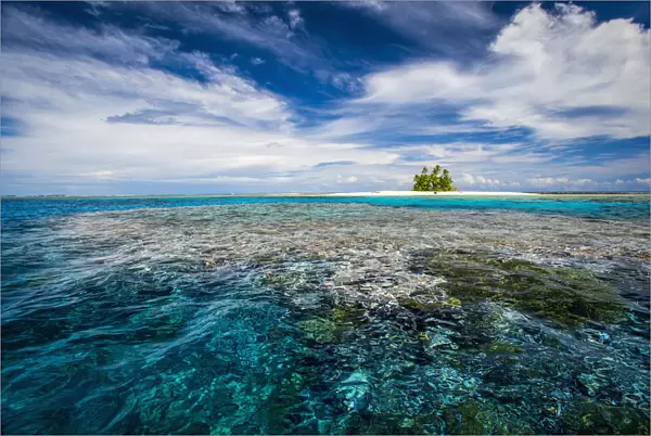 An Island That Forms Part Of The Marine Park, Near The Tuvalu Mainland; Tuvalu