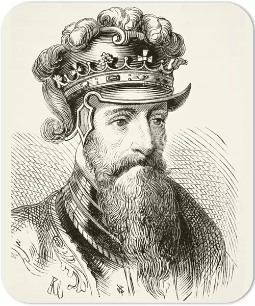 King Edward Iii Of England 1312 To 1377. From The National And Domestic History Of England By William Aubrey Published London Circa 1890