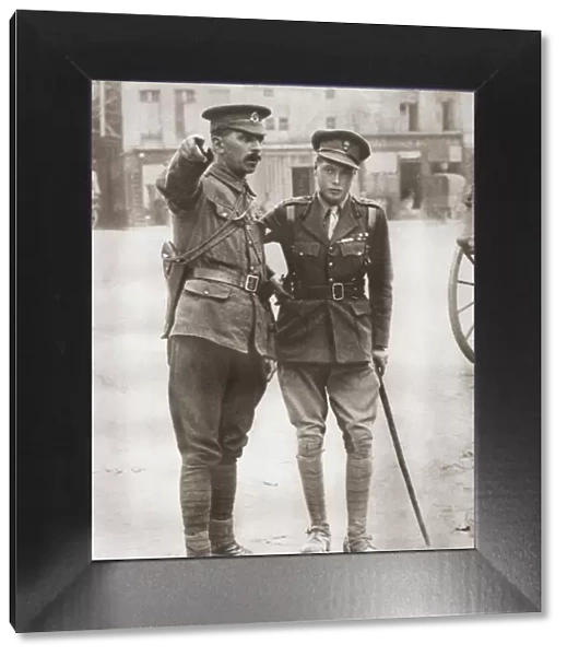 Prince Of Wales, Later King Edward Viii, In Uniform During The First World War In 1914. Edward Viii, Edward Albert Christian George Andrew Patrick David, 1894