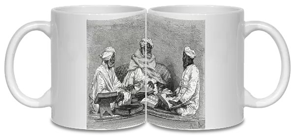 Mullahs From Bhopal, India In The 19Th Century. From El Mundo En La Mano, Published 1878