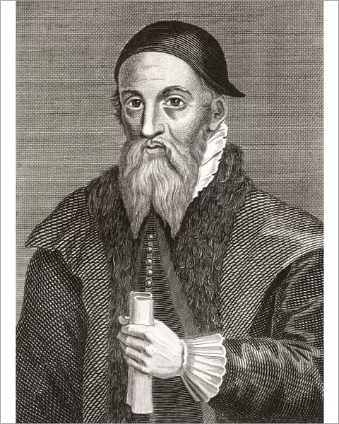 Alexander Erskine Of Gogar, C. 1521-1592. Scottish Laird And Keeper Of James Vi Of Scotland At Stirling Castle. From Iconographia Scotica Or Portraits Of Illustrious Persons Of Scotland, Published 1797
